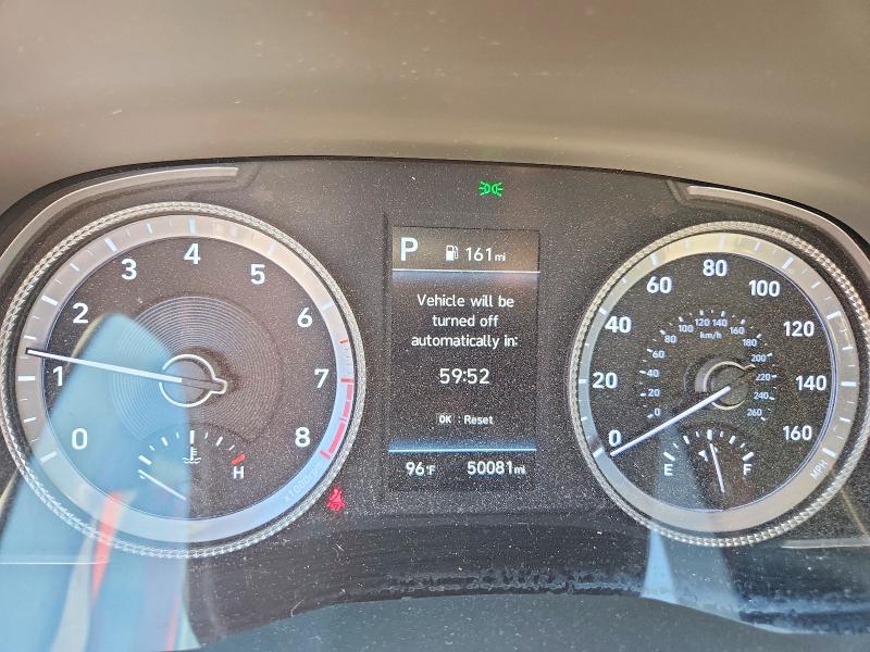2023 Hyundai Sonata VIN KMHL64JA8PA289736 COPART salvage auction — REAR END, Va - Cert Of Title - Salvage, sold $5,300 on 2026-07-28 (photo 9)