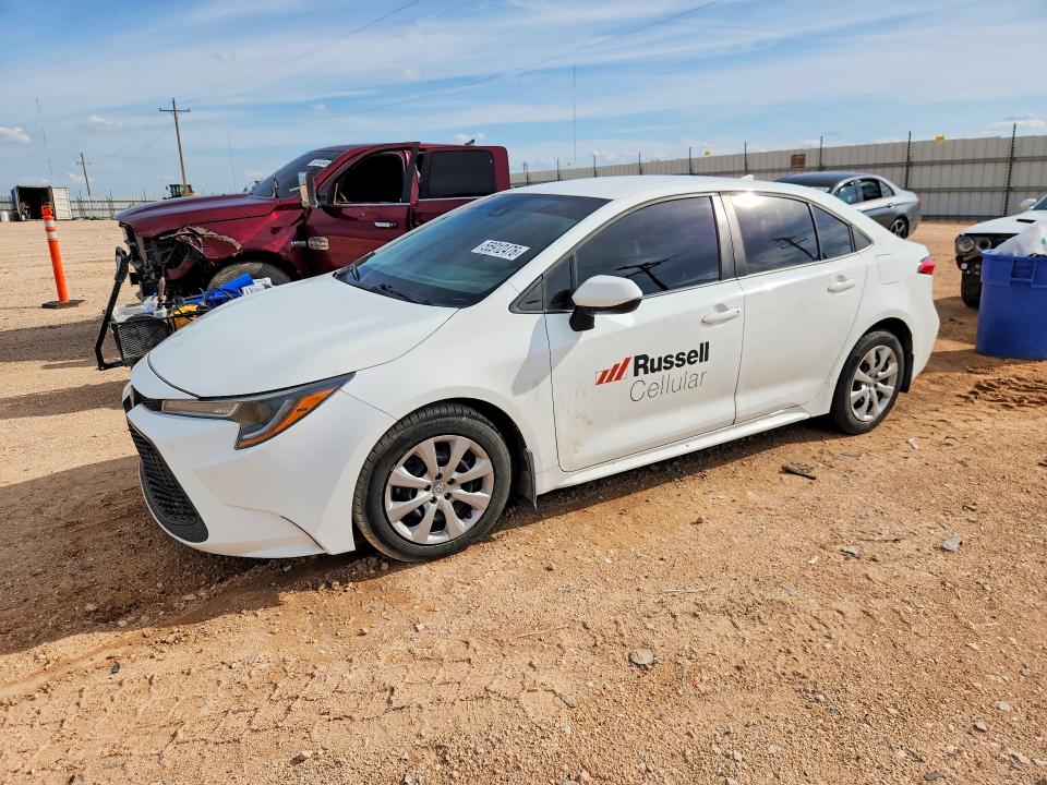 2022 Toyota Corolla VIN 5YFEPMAE8NP316312 COPART salvage auction — MINOR DENT/SCRATCHES, Nm - Cert Of Title-Salvage, sold $4,700 on 2026-07-22 (photo 1)