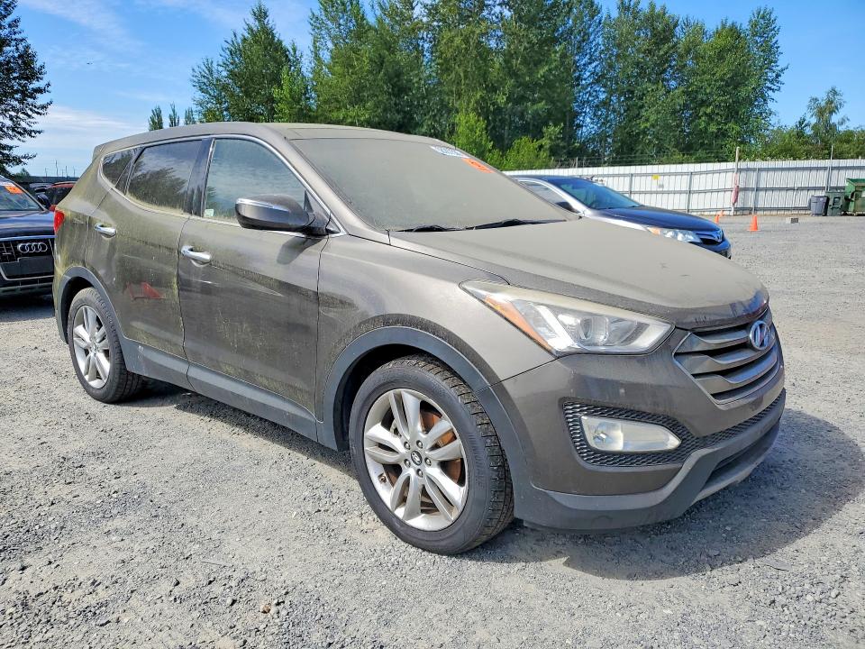 2013 Hyundai Santa fe VIN 5XYZWDLA8DG008252 COPART salvage auction — MINOR DENT/SCRATCHES, Wa - Vehicle Cert Of Ownership-Titl, sold $1,050 on 2026-07-13 (photo 4)