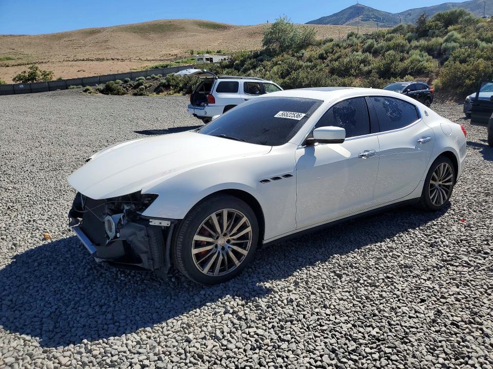 2015 Maserati Ghibli VIN ZAM57RTA5F1131563 COPART salvage auction — FRONT END, Nv - Salvage Title, sold $325 on 2026-07-30 (photo 1)