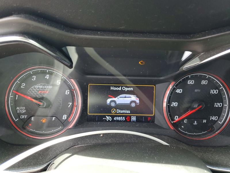 2022 Chevrolet Trailblazer VIN KL79MUSL8NB137173 COPART salvage auction — FRONT END, Ny - Mv-907A Salvage Certificate, sold $6,800 on 2026-07-27 (photo 9)