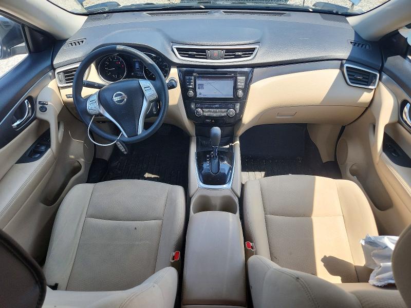 2016 Nissan Rogue VIN KNMAT2MV3GP617360 COPART salvage auction — REAR END, Oh - Cert Of Title-Salvage, sold $2,250 on 2026-07-31 (photo 8)
