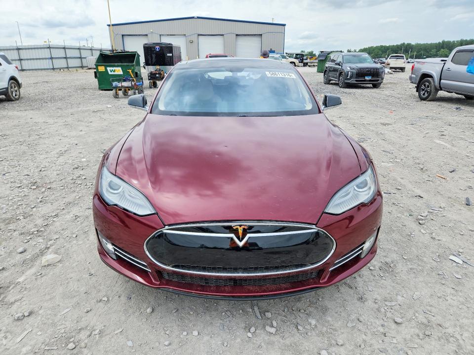 2012 Tesla Model s VIN 5YJSA1DP6CFS00227 COPART salvage auction — HAIL, Wv - Salvage Certificate, sold $3,400 on 2026-07-27 (photo 5)