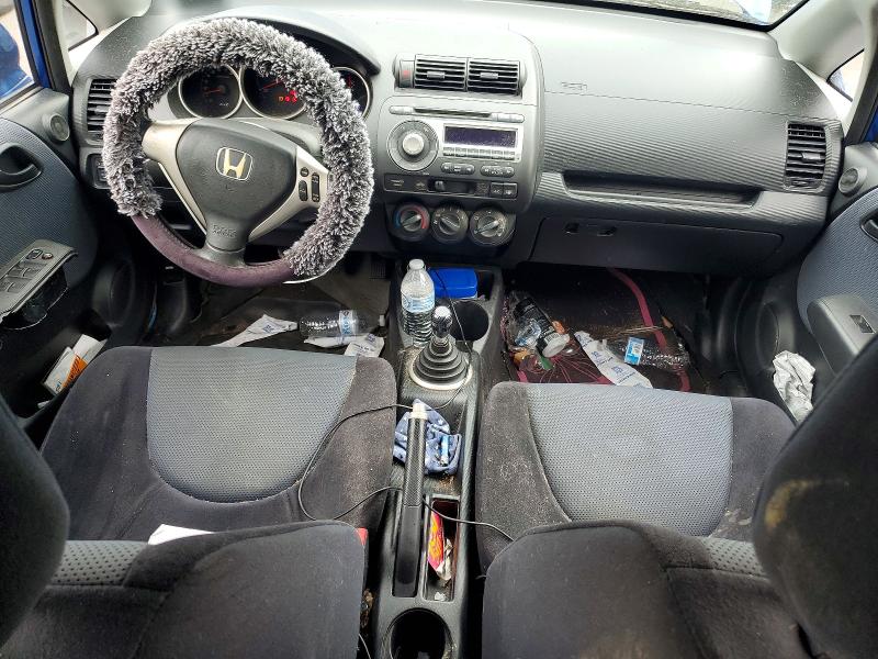 2008 Honda Fit VIN JHMGD37608S033710 COPART salvage auction — FRONT END, Nj - Cert Of Title-Salvage, sold $425 on 2026-07-28 (photo 8)