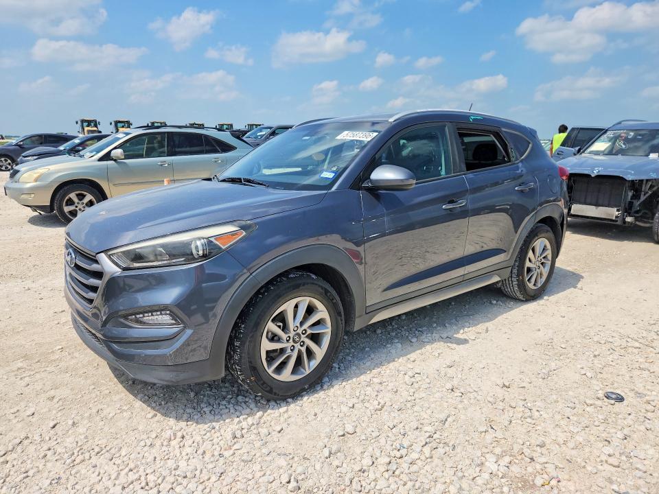 2017 Hyundai Tucson VIN KM8J3CA41HU334584 COPART salvage auction — VANDALISM, Tx - Certificate Of Title, sold $100 on 2026-07-30 (photo 1)