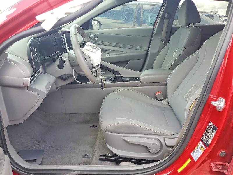 2022 Hyundai Elantra VIN KMHLS4AG4NU318399 COPART salvage auction — FRONT END, TX - CERT OF TITLE-REBUILT SALVAGE, sold $2,650 on 2026-07-09 (photo 7)