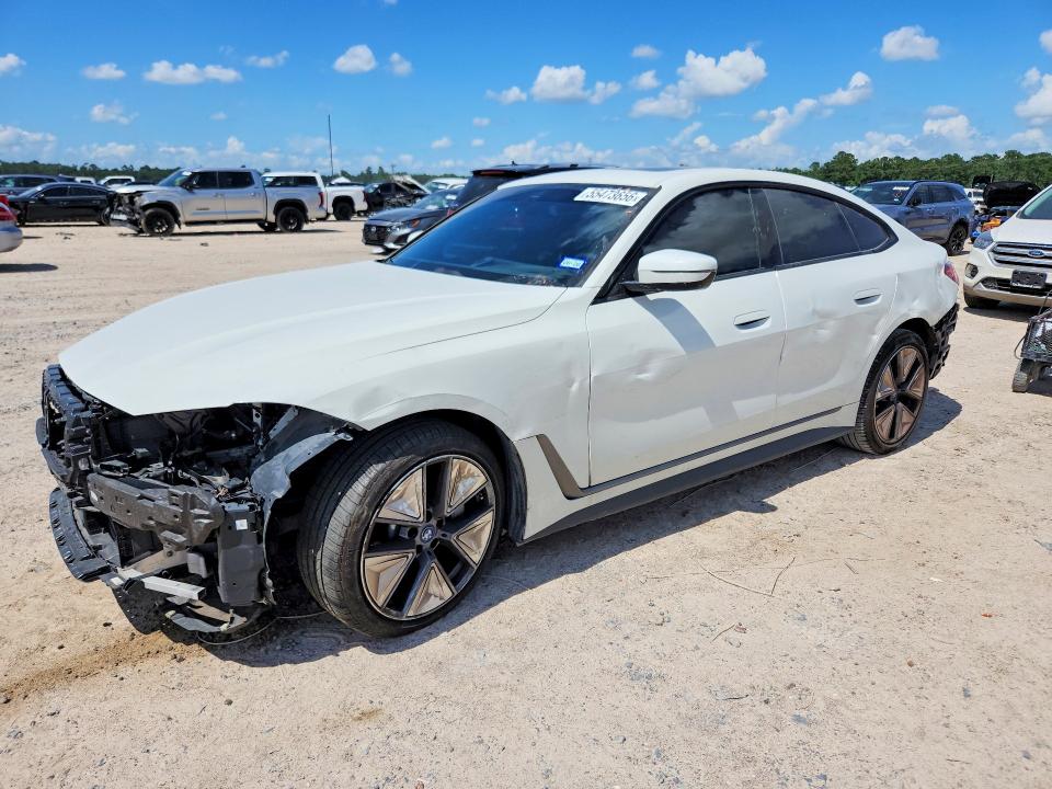 2023 BMW I4 VIN WBY43AW05PFP98796 — COPART salvage auction photo