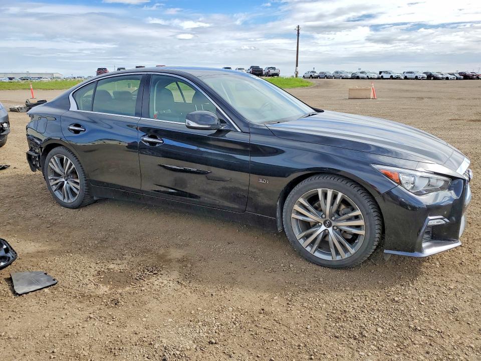 2018 Infiniti Q50 VIN JN1EV7AR6JM611709 COPART salvage auction — REAR END, Ab - Bos - Salvage, sold $3,850 on 2026-07-21 (photo 4)