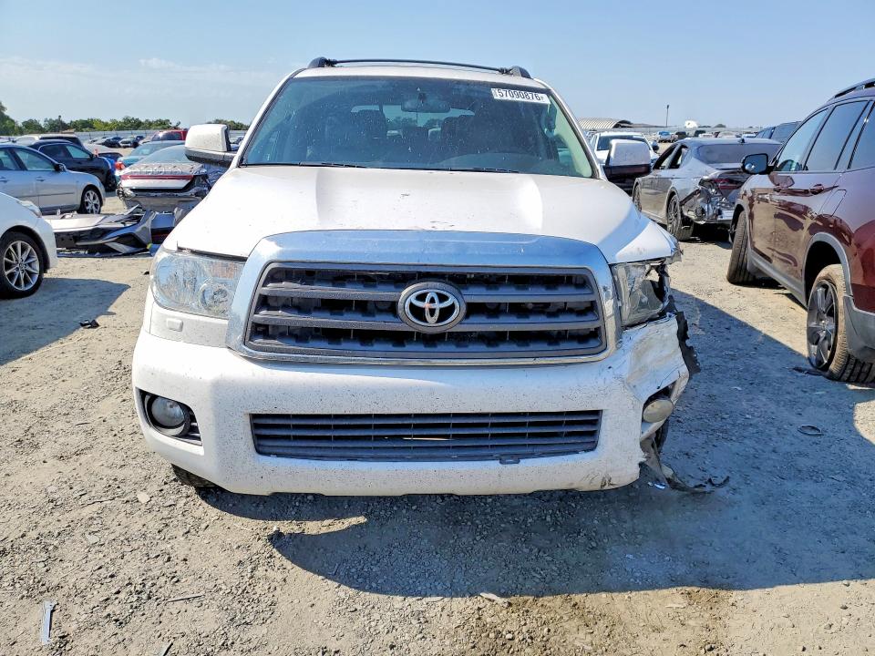 2013 Toyota Sequoia VIN 5TDBY5G11DS075063 COPART salvage auction — FRONT END, Ca - Salvage Certificate, sold $3,400 on 2026-07-07 (photo 5)