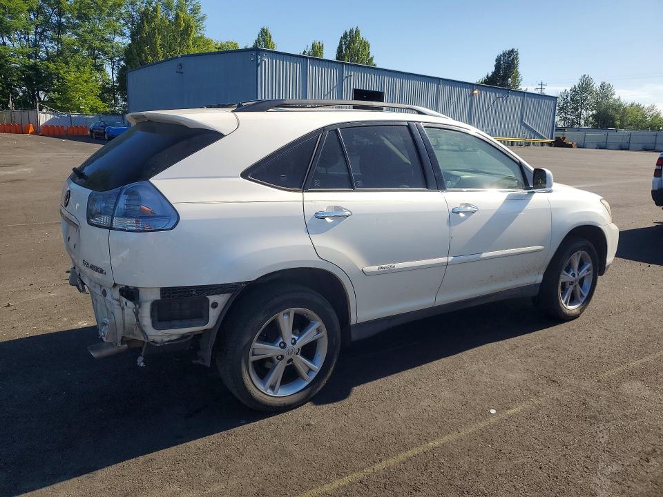 2008 Lexus Rx VIN JTJHW31U682069339 COPART salvage auction — REAR END, Or - Salvage Title Certificate, sold $750 on 2026-07-06 (photo 3)