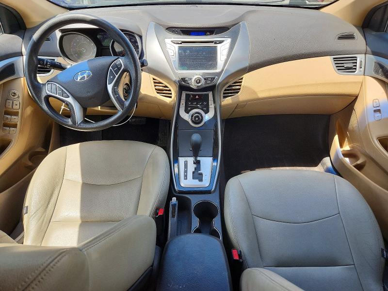 2011 Hyundai Elantra VIN KMHDH4AE6BU128665 COPART salvage auction — FRONT END, Pa - Certificate Of Salvage, sold $550 on 2026-07-09 (photo 8)