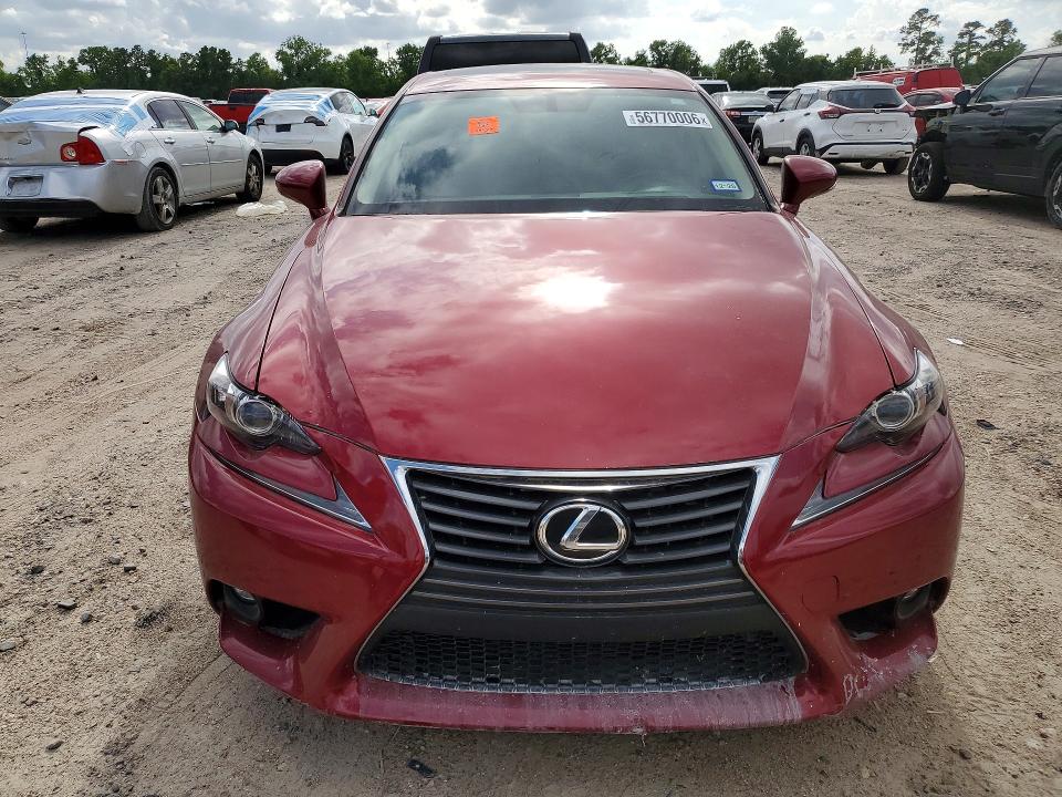 2015 Lexus Is VIN JTHBF1D20F5066440 COPART salvage auction — WATER/FLOOD, Tx - Salvage Title-Flood Damage, sold $2,000 on 2026-07-07 (photo 5)