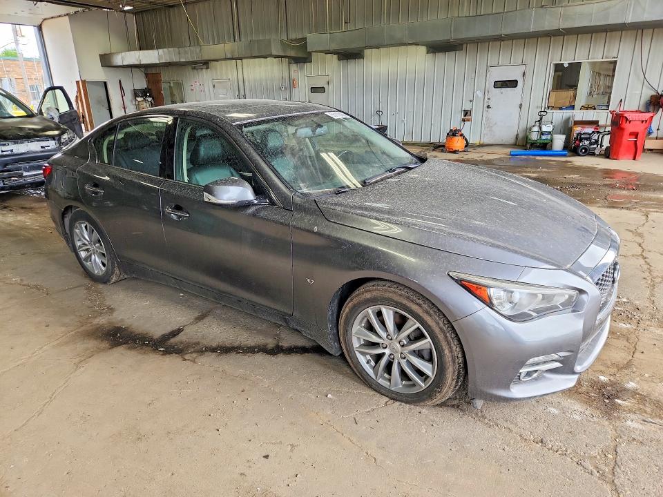 2015 Infiniti VIN JN1BV7ARXFM419607 COPART salvage auction — MINOR DENT/SCRATCHES, Wi - Certificate Of Title, sold $2,700 on 2026-07-06 (photo 4)
