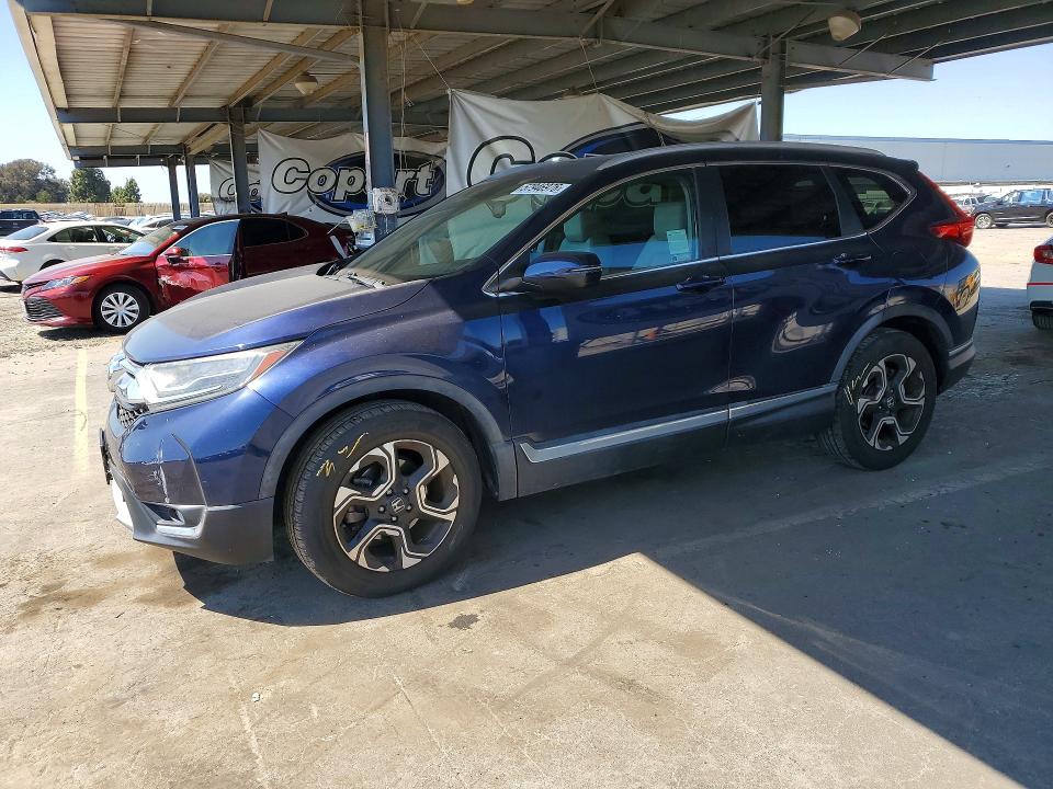 2018 Honda Cr-v VIN 7FARW1H98JE026061 COPART salvage auction — FRONT END, Ca - Salvage Certificate, sold $11,500 on 2026-07-07 (photo 1)