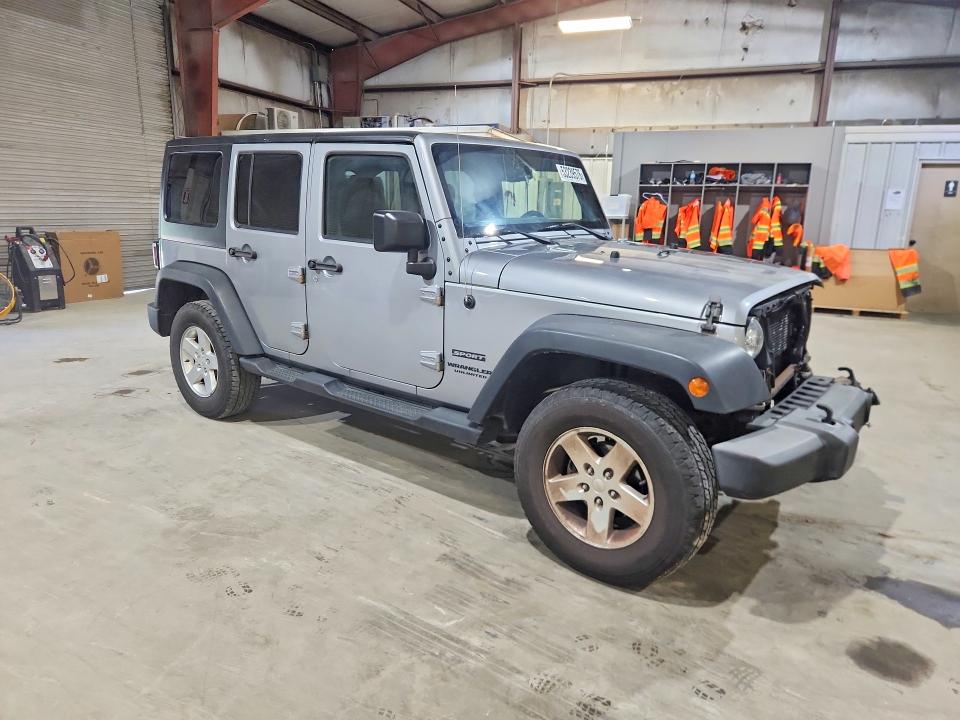 2015 Jeep Wrangler / VIN 1C4BJWDGXFL727038 COPART salvage auction — FRONT END, Nh - Cert Of Title-Salvage, sold $2,500 on 2026-07-22 (photo 4)