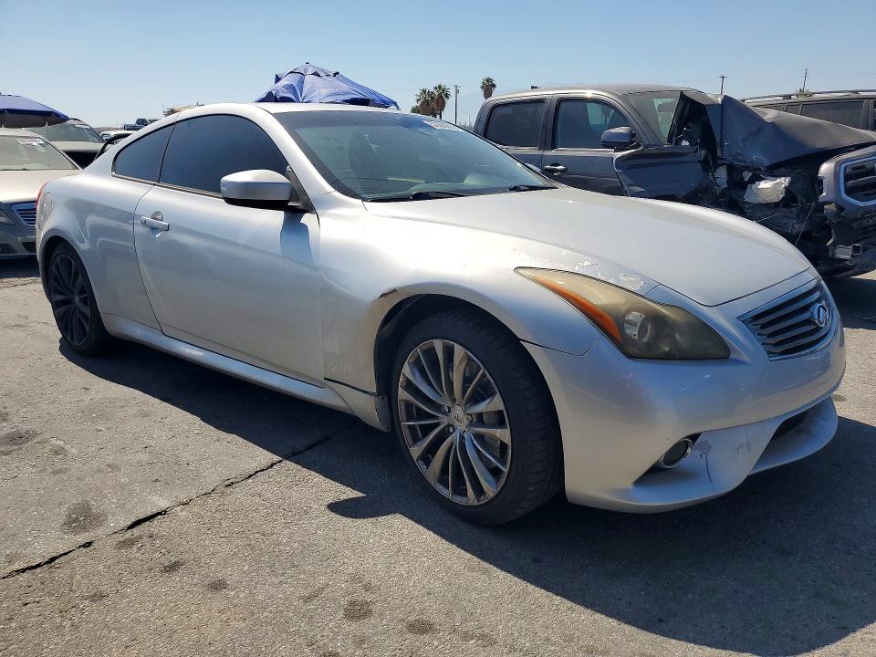 2012 Infiniti G VIN XN1CV6EK8CM422867 COPART salvage auction — ROOF, Ca - Salvage Certificate, sold $525 on 2026-07-09 (photo 4)