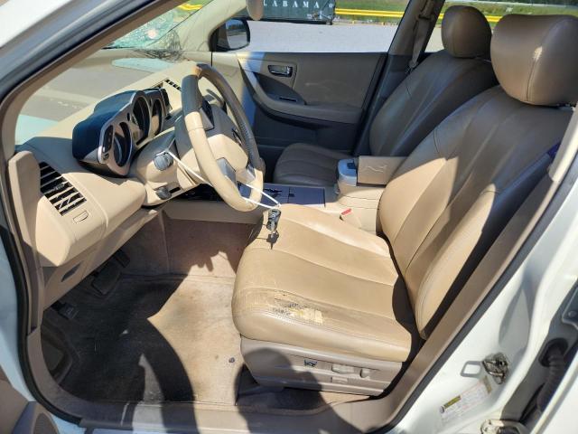 2006 Nissan Murano VIN JN8AZ08T56W405919 COPART salvage auction — FRONT END, AL - CERT OF TITLE-SALVAGE TITLE, sold $175 on 2026-07-15 (photo 7)