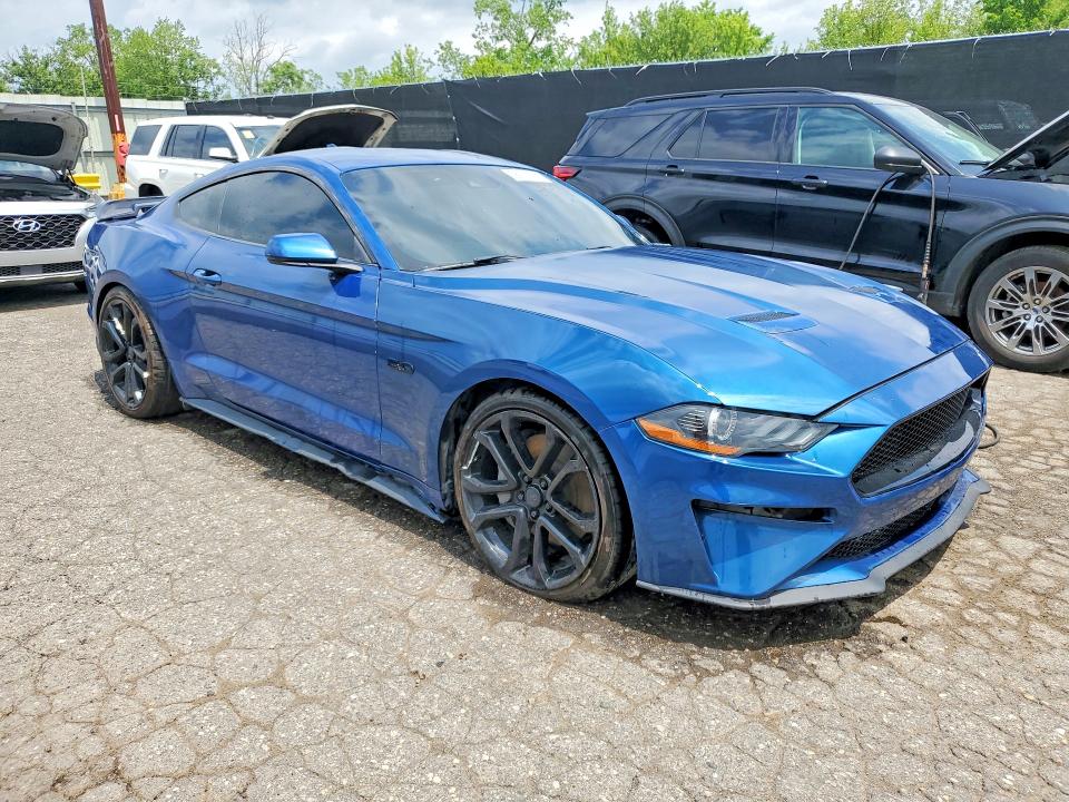 2022 Ford Mustang VIN 1FA6P8CF5N5133437 COPART salvage auction — FRONT END, Tx - Dealer Only Clean Title, sold $9,000 on 2026-07-31 (photo 4)
