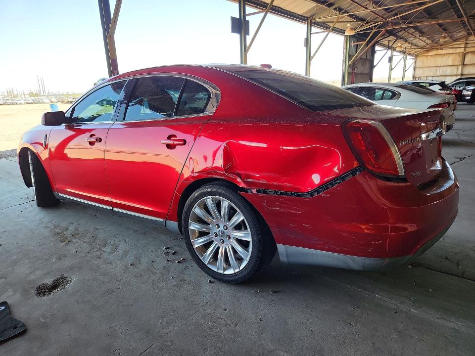 2010 Lincoln Mks VIN 1LNHL9FT4AG612058 COPART salvage auction — REAR END, Az - Cert Of Title - Salvage, sold $1,200 on 2026-07-08 (photo 2)
