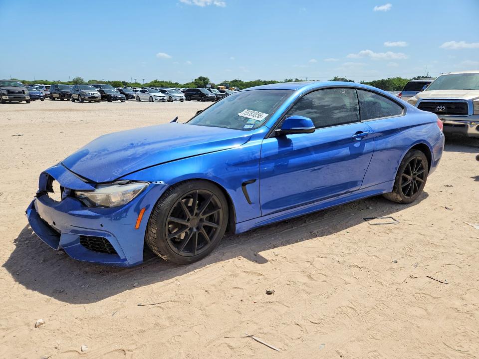 2014 BMW 4 series VIN WBA3N7C54EK221849 COPART salvage auction — FRONT END, Tx - Certificate Of Title, sold $450 on 2026-07-09 (photo 1)