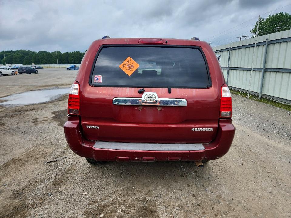 2008 Toyota 4runner VIN JTEZU14R48K007720 COPART salvage auction — FRONT END, La - Cert Of Title-Salvage, sold $3,150 on 2026-07-09 (photo 6)