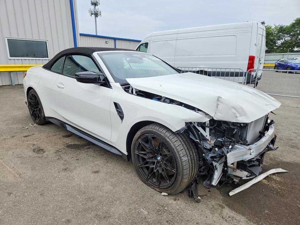 2027 BMW M4 VIN WBS43BA06VCX91684 COPART salvage auction — FRONT END, FL - CERTIFICATE OF TITLE, sold $42,750 on 2026-07-20 (photo 4)
