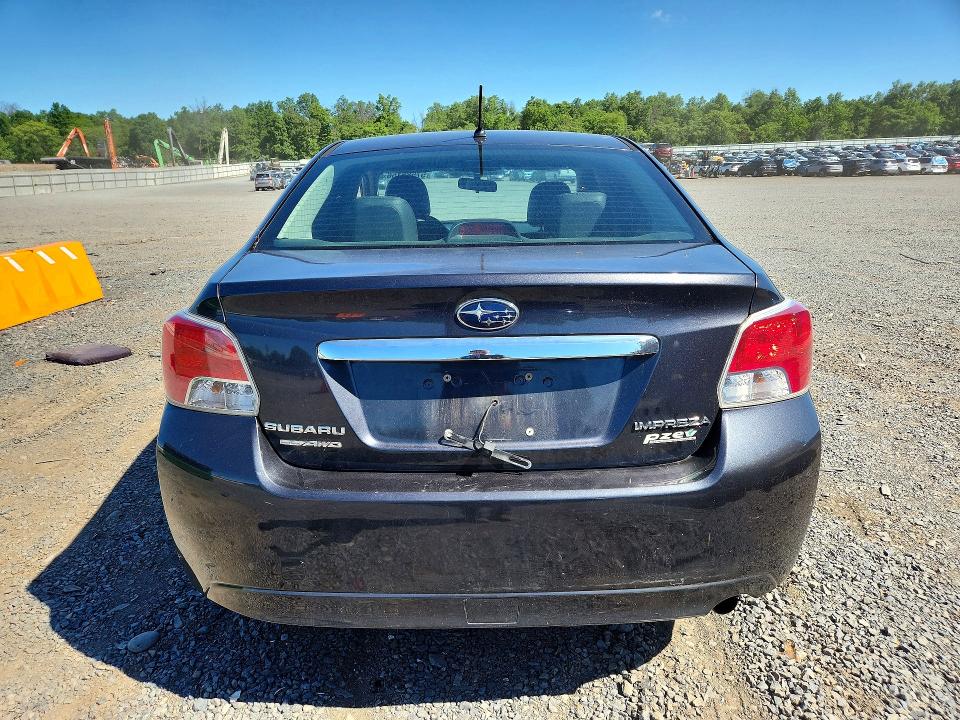 2012 Subaru Impreza VIN JF1GJAH62CH016352 COPART salvage auction — MECHANICAL, Nj - Certificate Of Title, sold $375 on 2026-07-02 (photo 6)