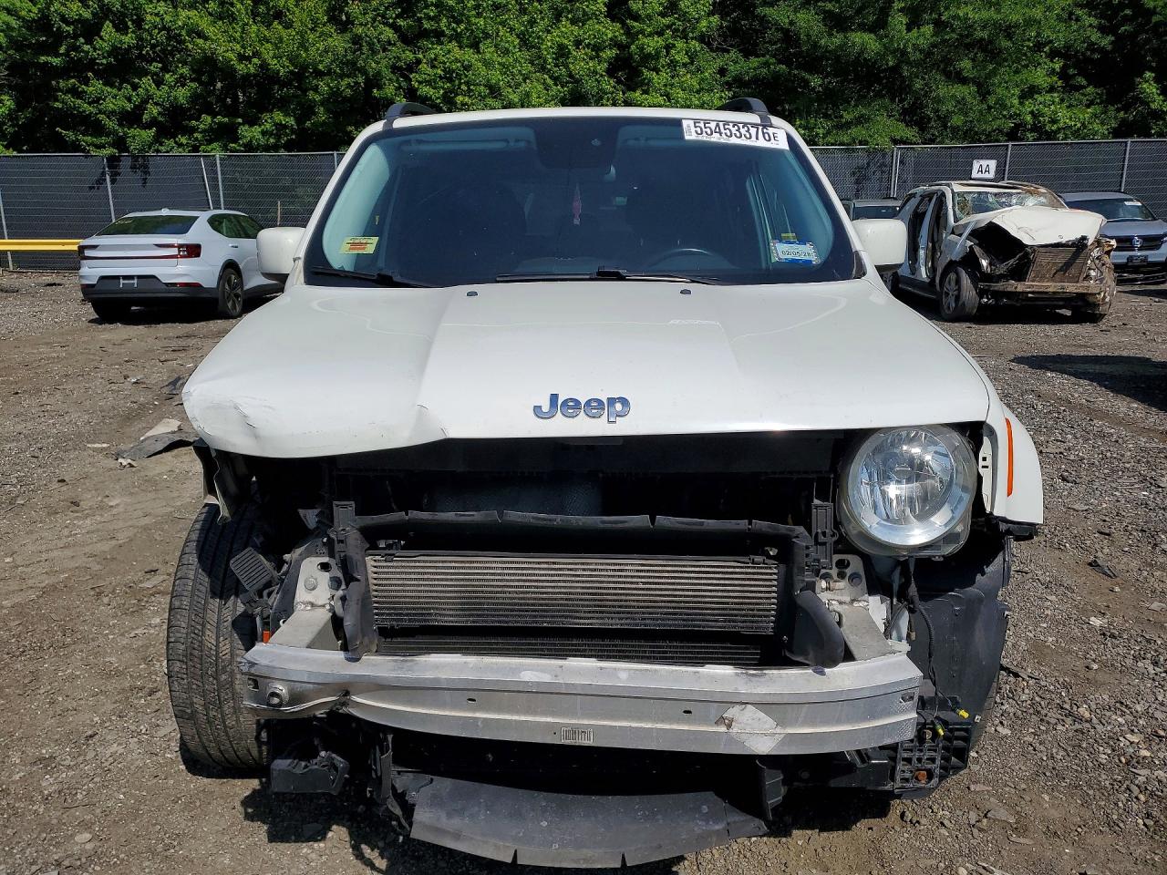 2016 Jeep Renegade VIN ZACCJABT1GPD10444 COPART salvage auction — Front End, MD - CERT OF SALVAGE > 75% DAMAGE, sold $875 on 2026-07-10 (photo 5)