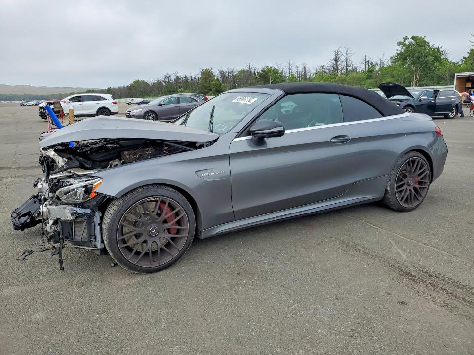 2017 Mercedes-benz C-klasse amg VIN WDDWK8HB5HF491706 COPART salvage auction — FRONT END, Ny - Mv-907A Salvage Certificate, sold $9,200 on 2026-08-07 (photo 1)