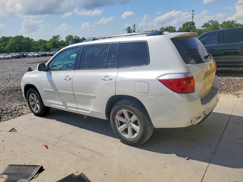 2010 Toyota Highlander VIN 5TDKK3EH6AS007374 COPART salvage auction — FRONT END, Mo - Salvage Certificate Of Title, sold $70 on 2026-07-21 (photo 2)