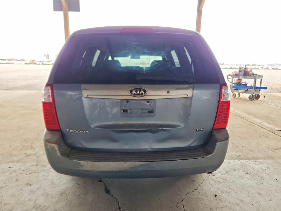 2006 Kia SEDONA VIN KNDMB233X66032201 COPART salvage auction — REAR END, AZ - CERTIFICATE OF TITLE, sold $475 on 2026-07-29 (photo 6)