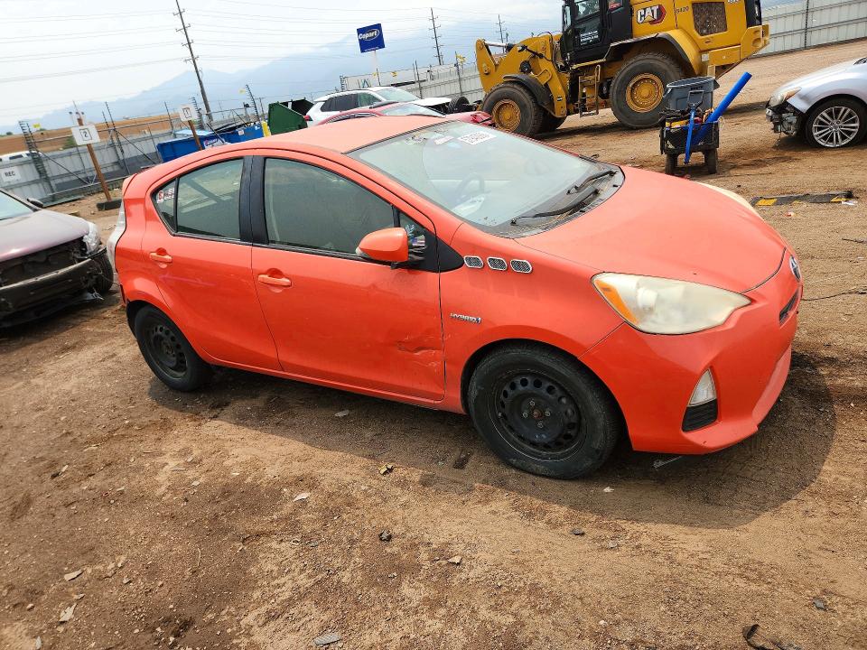 2012 Toyota Prius VIN JTDKDTB37C1029418 COPART salvage auction — REAR END, Co - Salvage Title, sold $275 on 2026-07-13 (photo 4)