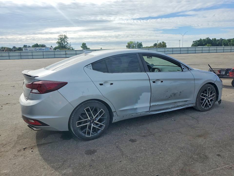 2020 Hyundai Elantra VIN KMHD04LB2LU085101 COPART salvage auction — SIDE, Nc - Salvage Certificate Of Title, sold $2,600 on 2026-07-28 (photo 3)