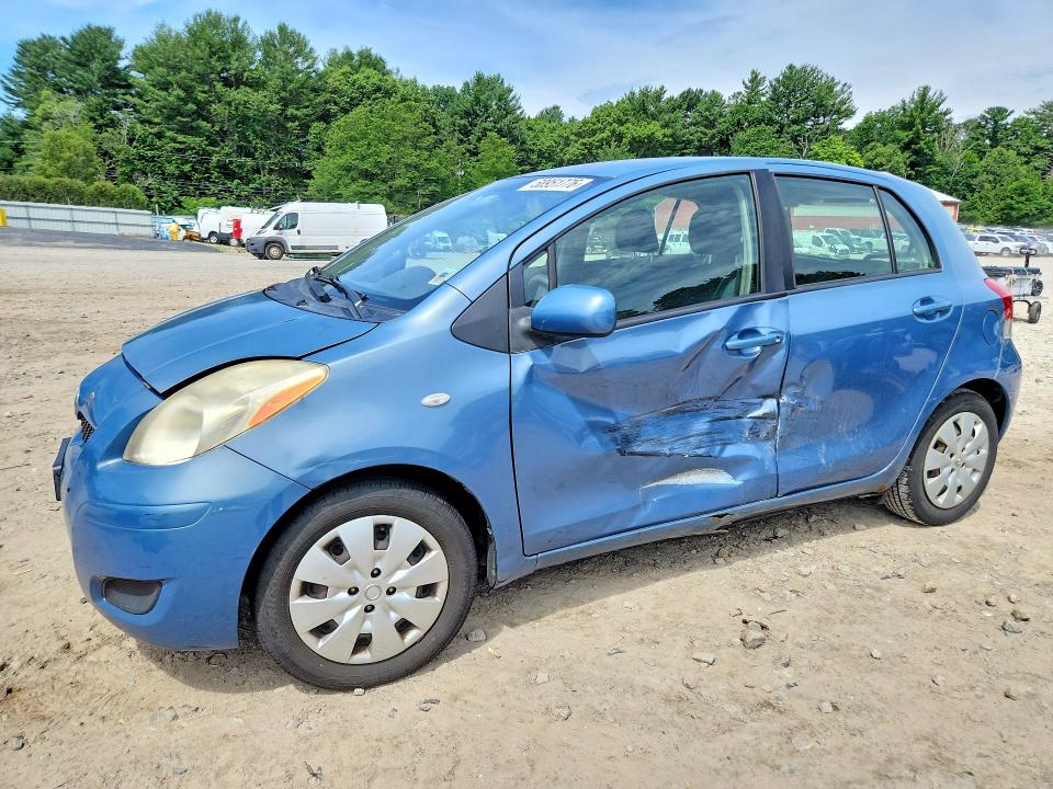 2011 Toyota Yaris VIN JTDKT4K30B5334954 COPART salvage auction — SIDE, Ma - Cert Of Title-Reconstrctd Coll, sold $825 on 2026-07-06 (photo 1)