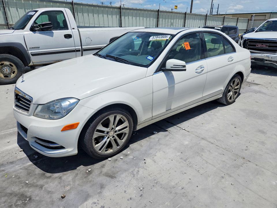 2013 Mercedes-benz C-klasse VIN WDDGF4HB4DA783145 COPART salvage auction — FRONT END, Tx - Certificate Of Title, sold $575 on 2026-07-18 (photo 1)