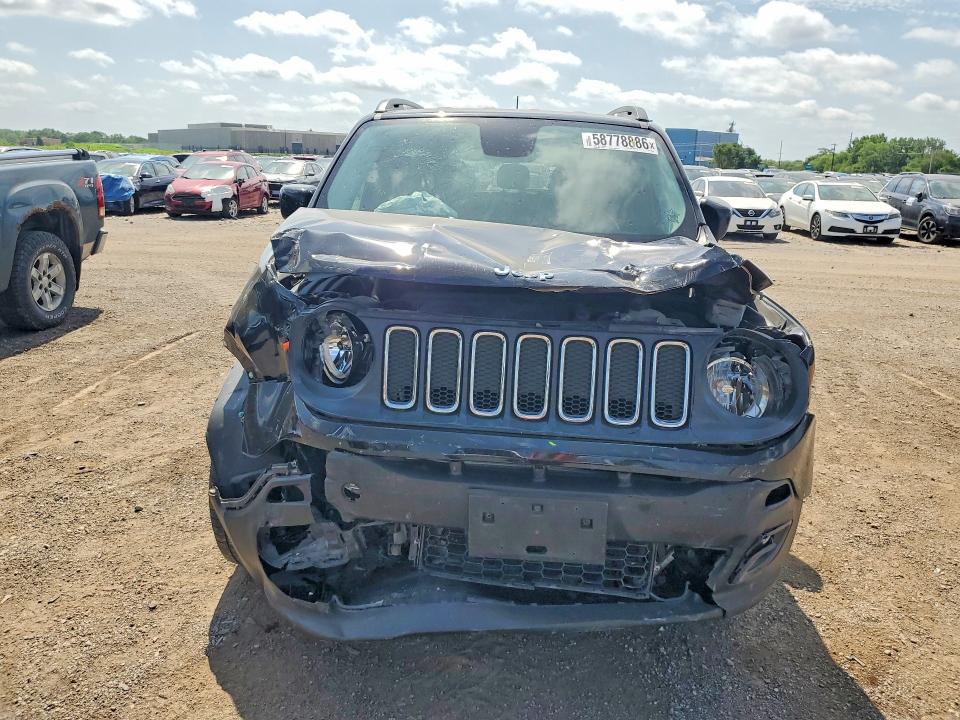 2016 Jeep Renegade VIN ZACCJBBT5GPD89672 COPART salvage auction — FRONT END, IA - CERT OF TITLE-SALVAGE TITLE, sold $700 on 2026-07-31 (photo 5)