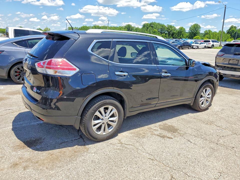 2016 Nissan Rogue VIN KNMAT2MT0GP594974 COPART salvage auction — FRONT END, Ky - Cert Of Title-Salvage, sold $1,500 on 2026-07-09 (photo 3)