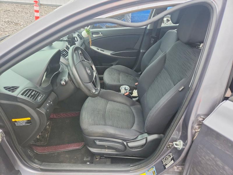 2016 Hyundai Accent VIN KMHCT5AE0GU247089 COPART salvage auction — WATER/FLOOD, Wi - Junked Vehicle Bill Of Sale, sold $225 on 2026-07-13 (photo 7)