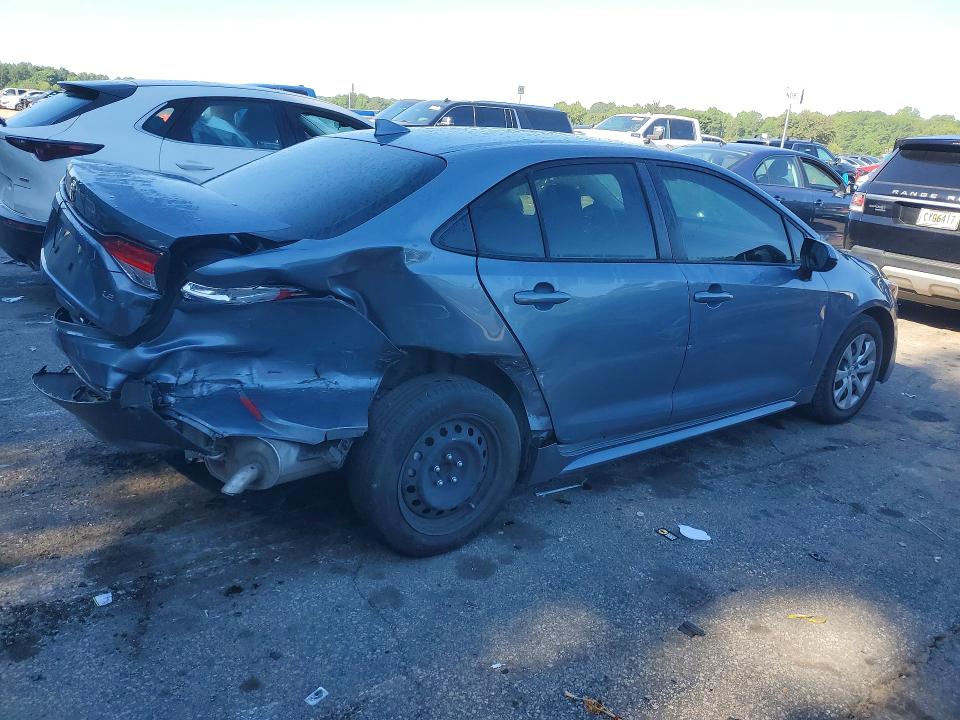 2022 Toyota Corolla VIN JTDEPMAE9N3026069 COPART salvage auction — REAR END, Ga - Cert Of Title-Salvage, sold $3,650 on 2026-07-24 (photo 3)
