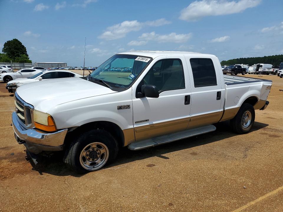 2001 Ford F-250 super duty VIN 1FTNW21F71EC51931 — COPART salvage auction photo