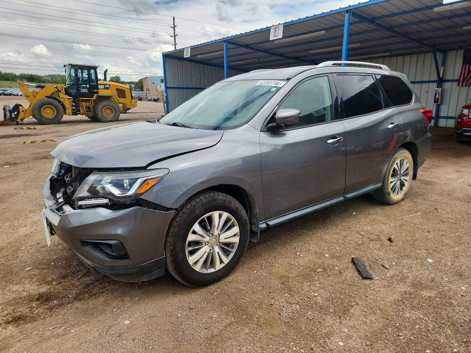 2019 Nissan VIN 5N1DR2MM2KC578601 COPART salvage auction — FRONT END, CO - SALVAGE TITLE, sold $3,450 on 2026-08-03 (photo 1)
