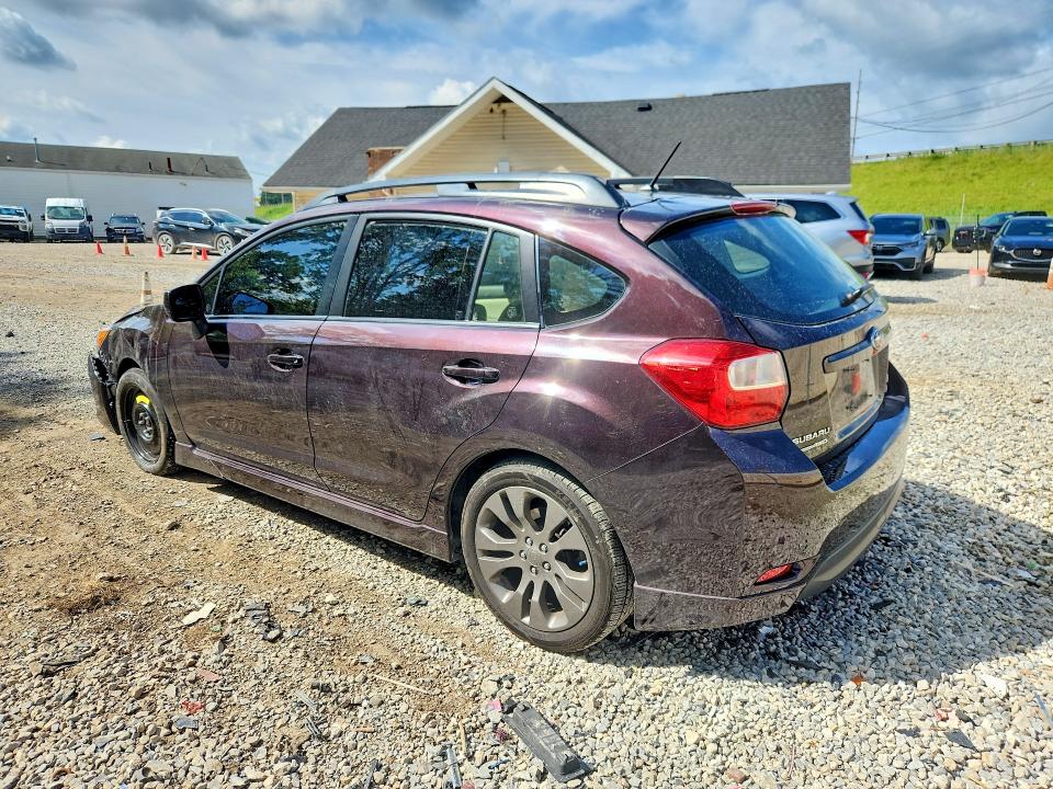 2013 Subaru Impreza VIN JF1GPAL69DH213350 COPART salvage auction — FRONT END, Oh - Cert Of Title-Salvage, sold $650 on 2026-07-15 (photo 2)