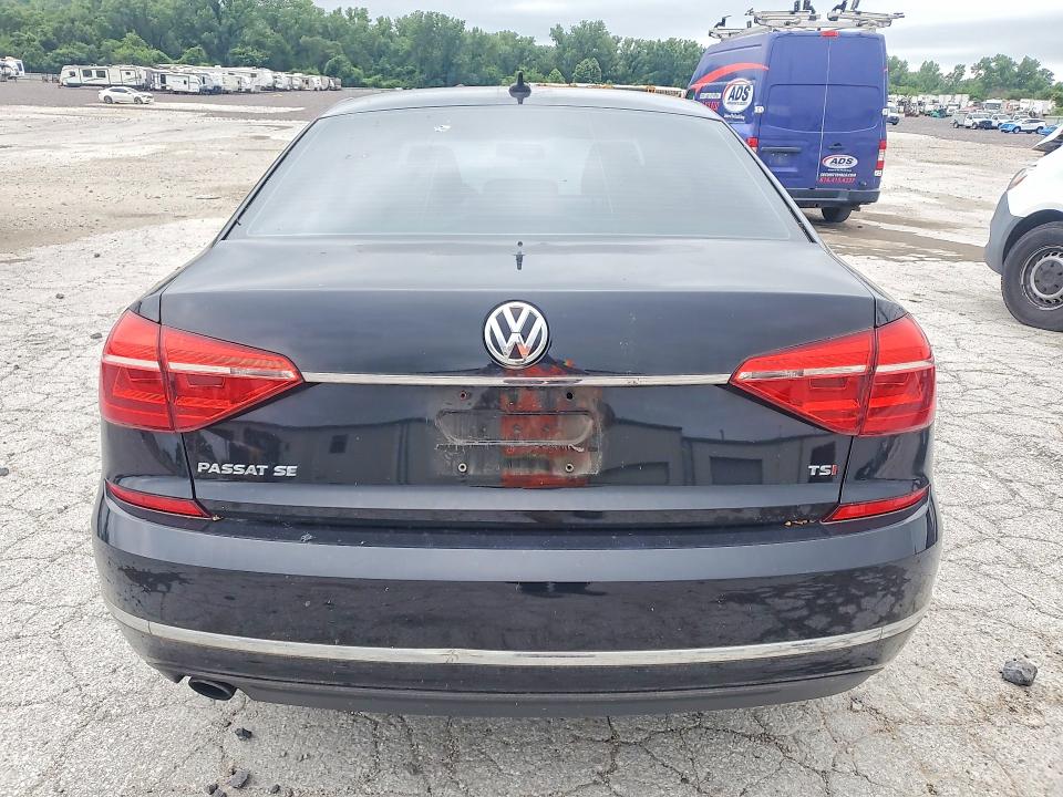 2016 Volkswagen Passat VIN 1VWBT7A3XGC027066 COPART salvage auction — WATER/FLOOD, Ks - Flood - Salvage, sold $1,550 on 2026-07-09 (photo 6)