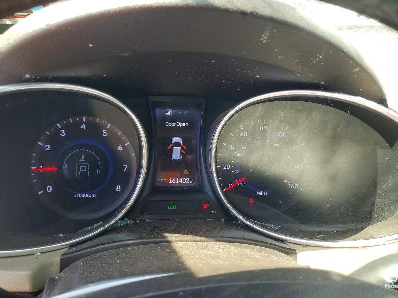 2013 Hyundai Santa fe VIN 5XYZU3LA2DG047239 COPART salvage auction — ROLLOVER, Pa - Cert Of Title, sold $775 on 2026-07-31 (photo 9)