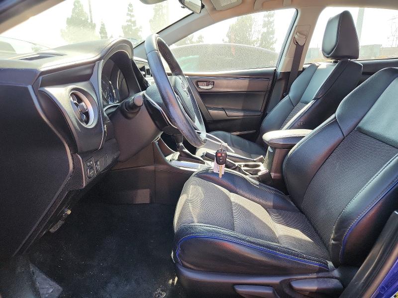 2017 Toyota Corolla VIN 5YFBURHE3HP671486 COPART salvage auction — FRONT END, Ca - Salvage Certificate, sold $150 on 2026-07-28 (photo 7)