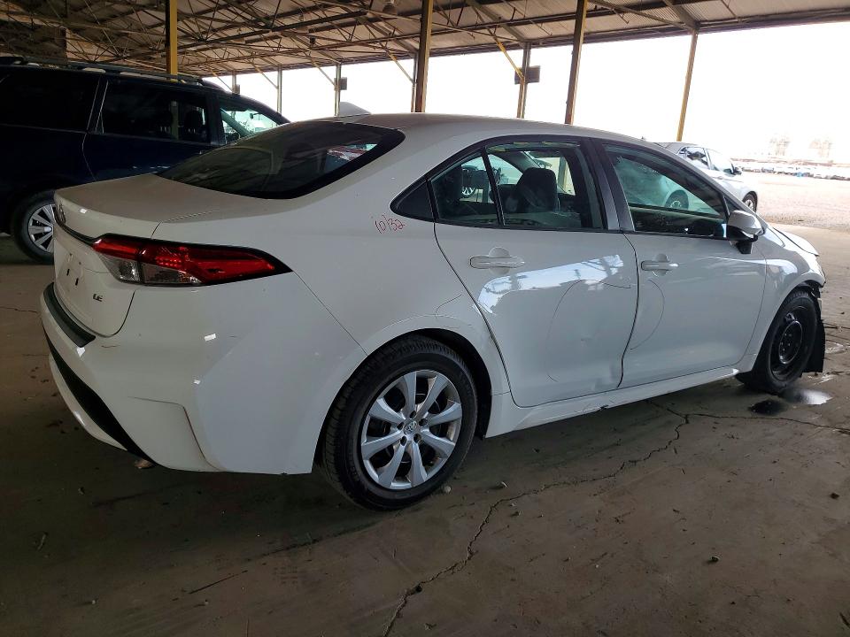 2020 Toyota VIN 5YFEPRAE1LP075493 COPART salvage auction — FRONT END, Az - Cert Of Title - Salvage, sold $4,650 on 2026-07-27 (photo 3)