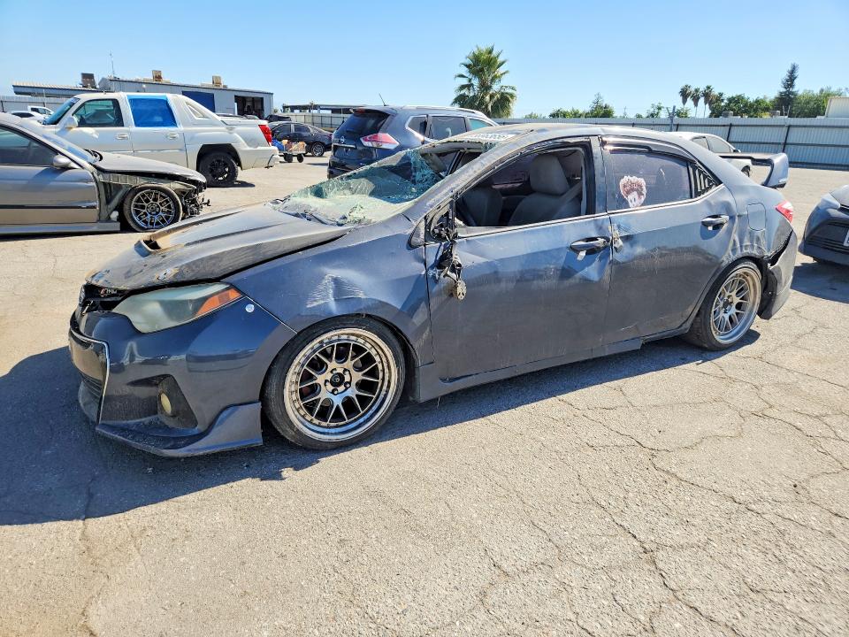 2016 Toyota Corolla VIN 5YFBURHE2GP520699 COPART salvage auction — ROLLOVER, CA - SALVAGE CERTIFICATE, sold $1,100 on 2026-07-10 (photo 1)