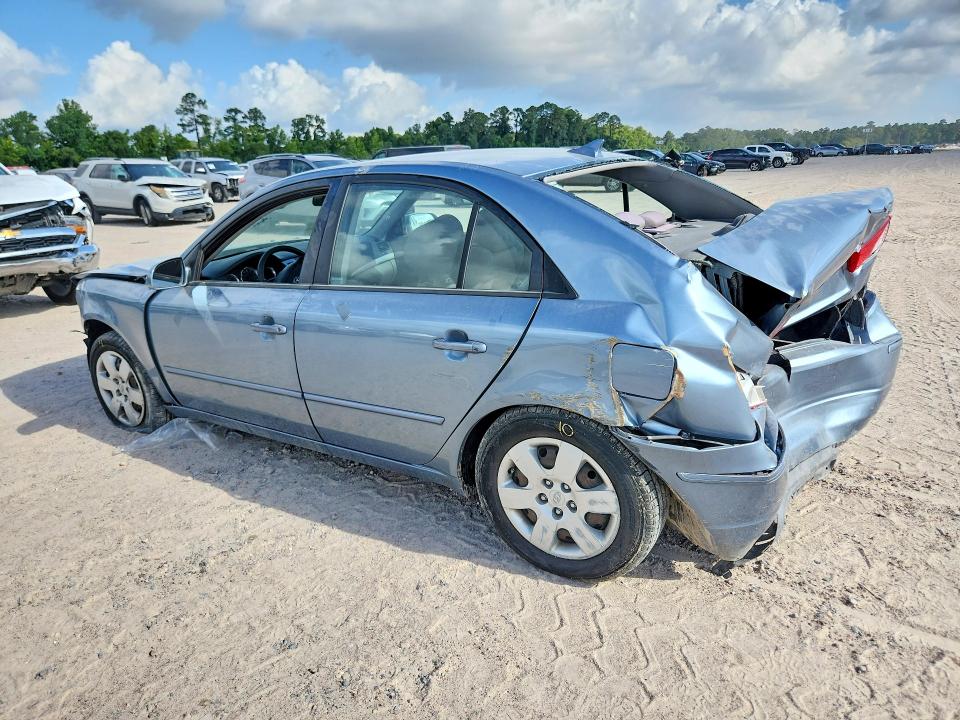 2010 Hyundai Sonata VIN 5NPET4AC7AH652583 COPART salvage auction — REAR END, TX - SALVAGE VEHICLE TITLE (P), sold $750 on 2026-07-17 (photo 2)