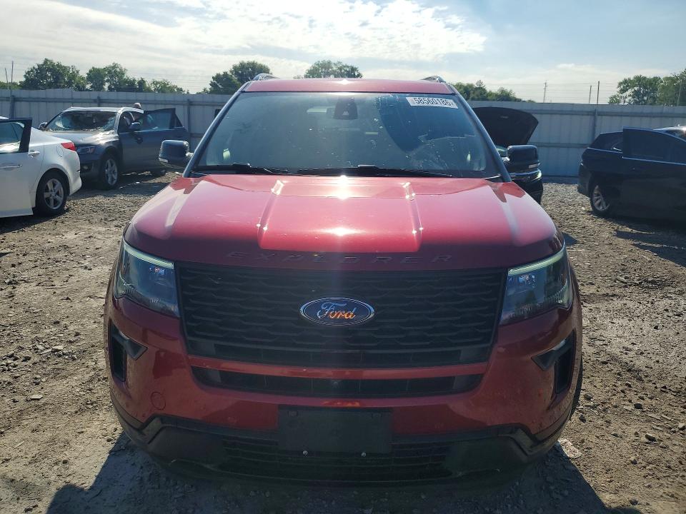 2018 Ford Explorer VIN 1FM5K8GT0JGC83485 COPART salvage auction — REAR END, Oh - Cert Of Title-Salvage, sold $7,800 on 2026-07-02 (photo 5)