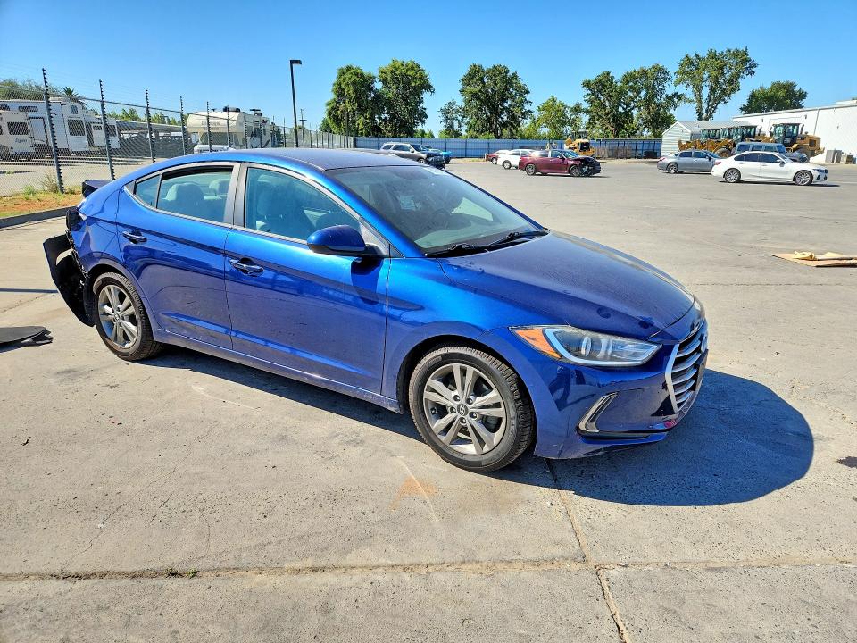 2017 Hyundai Elantra VIN 5NPD84LFXHH049173 COPART salvage auction — REAR END, Ca - Salvage Certificate, sold $1,600 on 2026-07-27 (photo 4)
